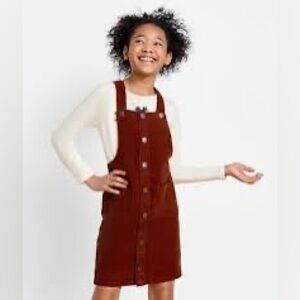 WUC. Size 10. The Children's Place Girls Red Corduroy Skirtall Jumper